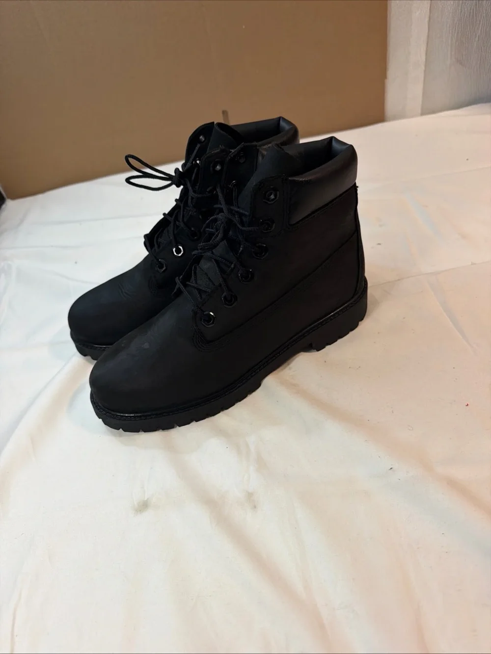 Timberland Black Rugged Tread Boots